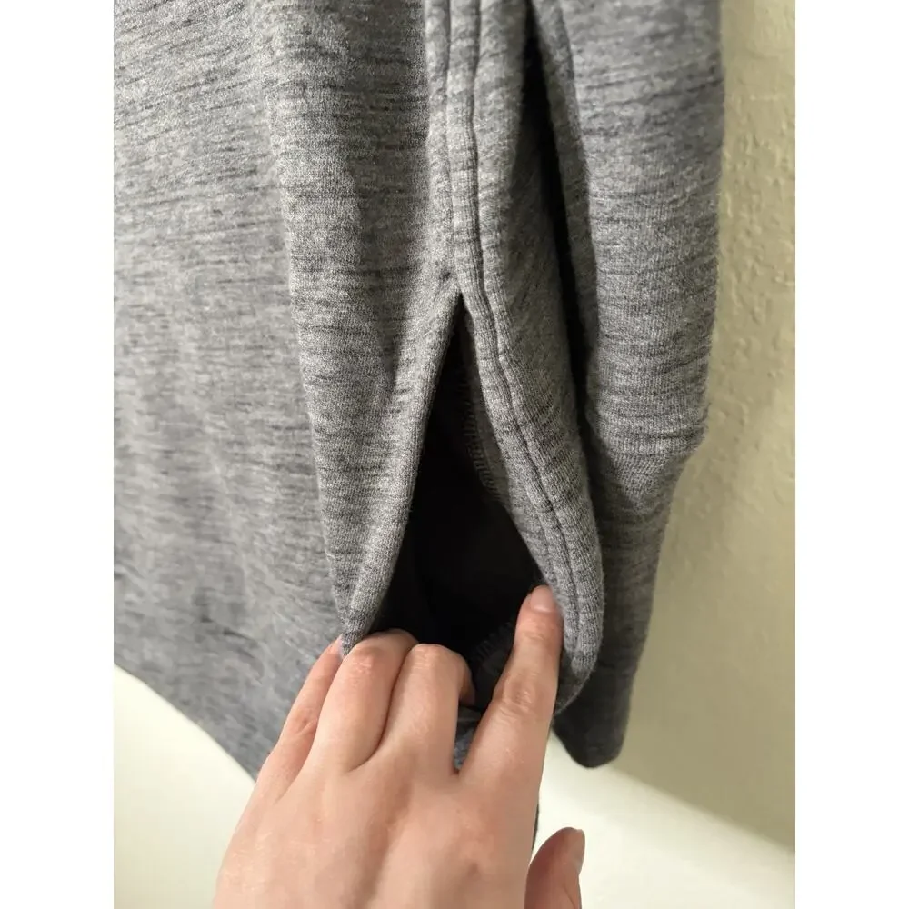 Lululemon To You Tunic in Grey Size 12 Athleisure Sporty Loungewear